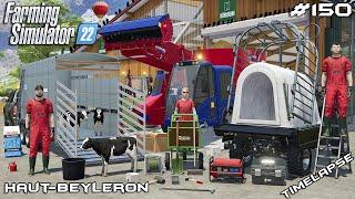 Moving CALVES in IGLOS & ANIMAL CARE | Animals on Haut-Beyleron | Farming Simulator 22 | Episode 150