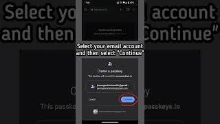 How to demo passkey