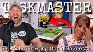 American Reacts to TASKMASTER: Series 4 Ep. 3: "Hollowing Out a Baguette" | First Time Watching!