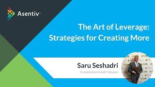 The Art Of Leverage with Saru Seshadri - Presented by Tiffanie Kellog