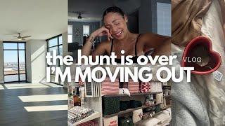 VLOG: the apartment hunt is OVER... i'm officially moving out of my mom's house!