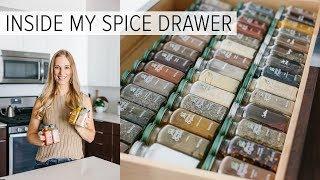 SPICE DRAWER ORGANIZATION | spice tips for healthy recipes