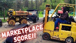 FREE Diesel Trench Compactor gets a Military Surplus engine Transplant! (WILL IT RUN??) Pt.2