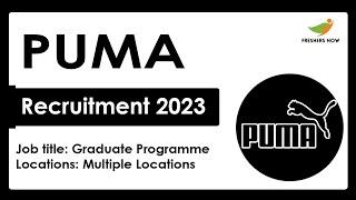 PUMA Off Campus Recruitment 2023 for Freshers | Graphic Designer | Required Skills, How to Apply