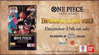 ONE PIECE CARD GAME BOOSTER PACK -EMPERORS IN THE NEW WORLD- is coming to stores! Trailer 30 sec