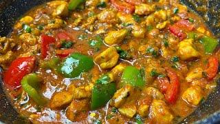 Chicken Jalfrezi Recipe • How To Make Jalfrezi Chicken Curry Recipe • Restaurant Chicken Jalfrezi