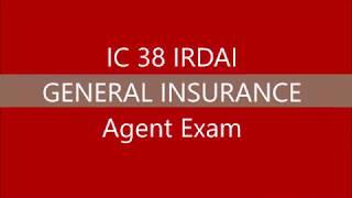 IC38 IRDAI GENERAL INSURANCE AGENT EXAM || IC 38 NEW 2025 || Personal Retail Commercial Claims