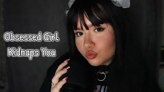 Obsessed Girl Kidnaps You ASMR Roleplay (Lens licking, personal attention)