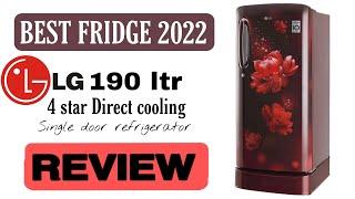 Lg 190 l direct cool single door refrigertor 4 star || GL-d201ascy 4 star door unboxing 2022 