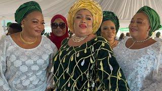 WASIU AYINDE’S EX-WIFE TITI MASHA AT K1’S MOTHER’S BURIAL CEREMONY