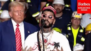 WATCH: Rapper Anuel AA Joins Donald Trump On Stage During Campaign Rally In Pennsylvania