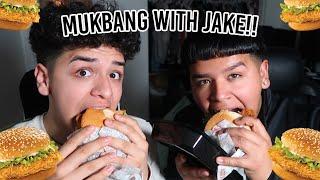 FUNNIEST MUKBANG WITH MY BROTHER | *STORYTIMES