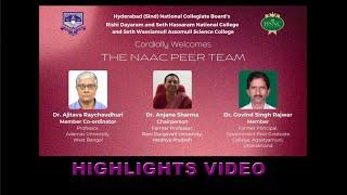 THE NAAC PEER TEAM HIGHLIGHTS VIDEO