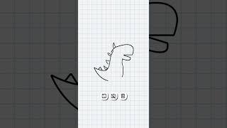 i draw a cutie dino #transition #fashion #style #ootd #tiktokcompilation #tiktok #art #drawing