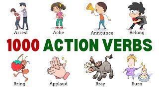 1000 Action Verbs | Common Action Verbs in English | Part 4 | English Vocabulary with Picture |