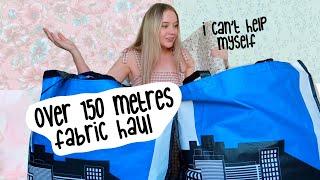 Massive fabric haul 2021, low key fabric addiction, over 150 metres, fabric unboxing