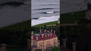 Breakers surfing ‍️ #RhodeIsland #NewportRI #RI #Surfing #Surf #SurfCoast #Shorts