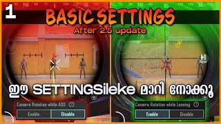 BGMI Basic Settings and Configuration Explained | Part 1