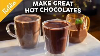 How to Make HOT CHOCOLATE Recipe  Homemade TOP 3: Peppermint  Cacao  Spicy️