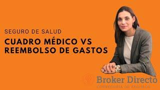 Diferencias entre seguro de salud de cuadro médico y de reembolso de gastos