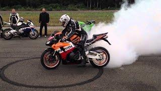 BIKERS Compilation 2016 -  Burnout, Acceleration, Beautiful Motorbike Sounds! Motorrad