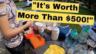 EXPENSIVE Items Were Priced To SELL At This Garage Sale!