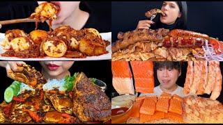 best *satisfying big bites* mukbang asmr compilation pt.44