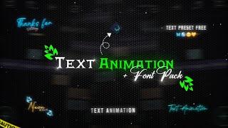 Top 10 Text Animation Preset Alight Motion | Alight Motion Text XML  ||