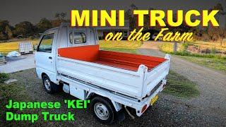 Mini Truck on the Farm - We bought a Japanese 1996 Mitsubishi Minicab 'KEI'  Dump Truck! #minitruck