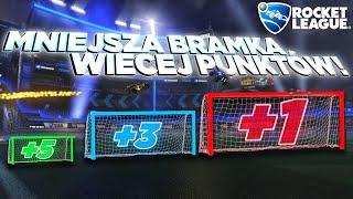 MNIEJSZA BRAMKA = WIĘCEJ PUNKTÓW! Rocket League PL