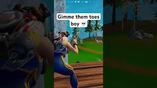 Gimme them toes #fortnite #fortniteoffline #chapter4 #memes