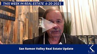 San Ramon Valley Real Estate Update 6-20-2021