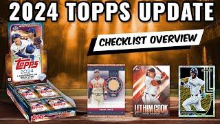 PRODUCT PREVIEW 2024 TOPPS UPDATE BASEBALL!! BEST CHECKLIST SINCE 2022 UPDATE?!