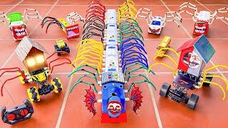 Upgrade CHOO CHOO CHARLES Vs SCHOOL BUS SPIDER LEG MONSTER Scary Eater, THOMAS & FRIEND Scary Eater