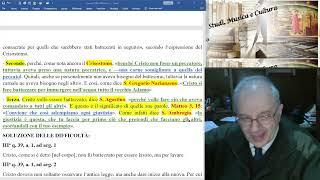 54) SUMMA THEOLOGIAE, III, q.39, a.1/4. "CONVIENE CHE COSI' ADEMPIAMO OGNI GIUSTIZIA" (Mat. 3,15)