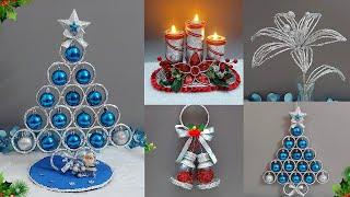 4 Low Cost Christmas Decoration ideas from waste Aluminium Foil | DIY Christmas craft idea404