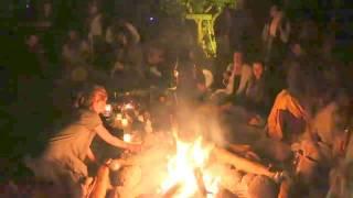 Heartbeat Full Moon Ceremony - Tribal Drum Circle Around the Fire