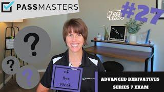 20 FREE Series 7 Options Exam Questions Explained with Suzy Rhoades of PassMasters