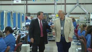 Sen. Mark Norris tours IES Inc. in Gray