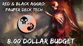 Red & Black Pauper Deck Tech: Under $8.00!