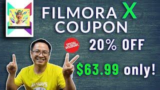 [20% Off] Filmora Coupon Code Code - Filmora X Lifetime License Coupon