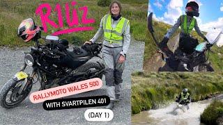 R1Liz - RallyMoto Wales 500 with Svartpilen 401 (Day 1)