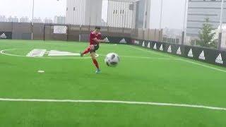 The first person view of a goalkeeper blocking Heungmin Son's deadly shots l Shoot for love