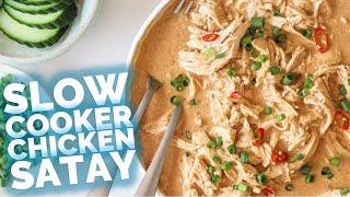 The Easiest Slow Cooker Chicken Satay You’ll Ever Make