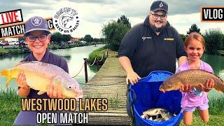 WESTWOOD LAKES OPEN MATCH - LIVE MATCH FISHING | BAGUPTV AUGUST 2023