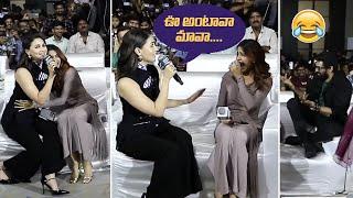 Alia Bhatt Sings Oo Antava Mava Song Infront Of Samantha | Super Fun  | #JIGRA