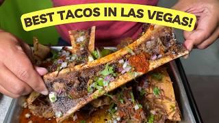 Las Vegas's BEST TACOS! The LOADED "Bucket of Bones" BONE MARROW Tacos & LOBSTER Baked Potato