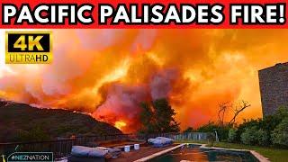 LIVE COVERAGE! Fire Burns in Pacific Palisades, California