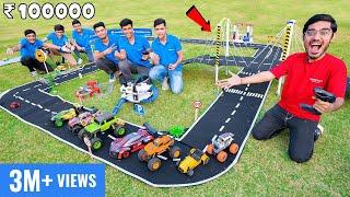 ₹1,00,000 RC Car Race Challenge in Mini City Ft. Crazy XYZ - कौनसी गाड़ी जीतेगी रेस?