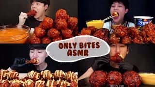 Hot Spicy Fried Chicken Mukbang Compilation [Bites Only ASMR]